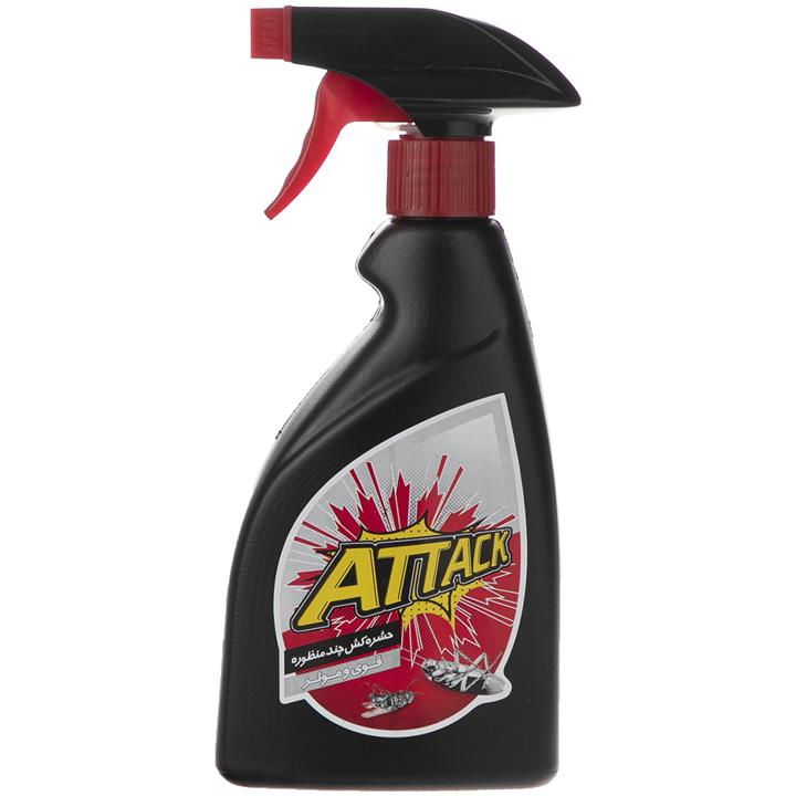 اسپری حشره کش اتک مدل Black حجم 500 میلی لیتر Attack Black Roach Killer 500ml